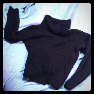 Knit turtleneck sweater